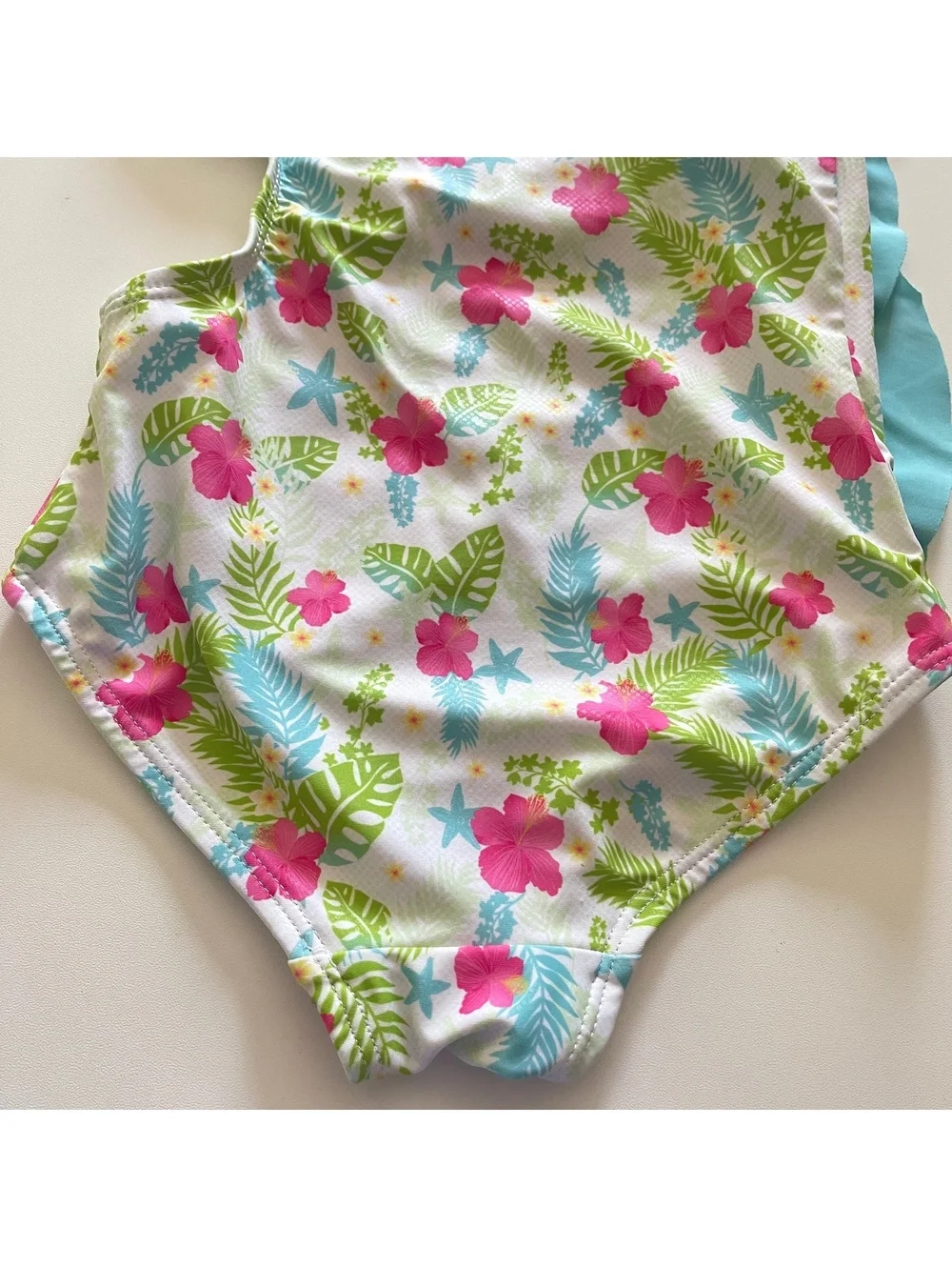 Disney Store Girl's Size 4 One-Piece Ariel Little Mermaid Swimsuit